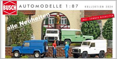 Busch-Automodelle Busch-Automodelle - H0 / 1:87 - Automodelle - Neuheiten - 2024