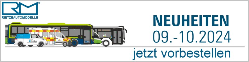 Rietze Rietze - H0 / 1:87 - Automodelle - Neuheiten - September/Oktober - 2024