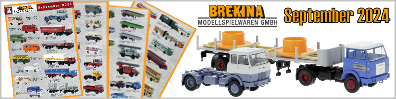 Brekina Brekina - H0 / 1:87 - Pkw/Lkw - Neuheiten - September - 2024