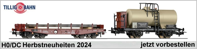 Tillig Tillig - H0 / 1:87 DC Gleichstrom - Wagen - Herbstneuheiten - 2024