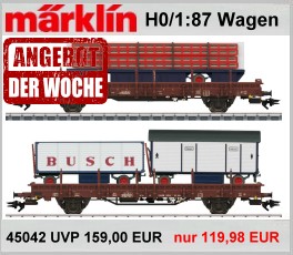 Märklin 45042 H0 Güterwagen-Set Zirkus Busch DR